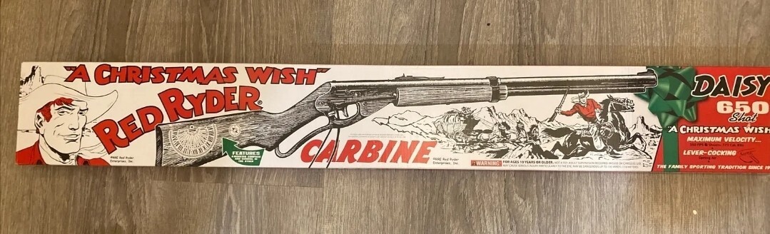 DAISY  RED RYDER CARBINE A Christmas Wish BB GUN 350 FPS  Lever Cocking— Air Gun