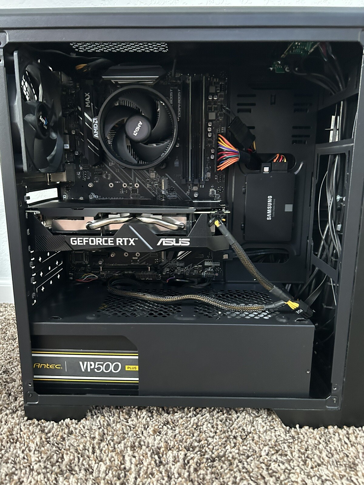 Gaming PC + 165hz gaming monitor, Cables included Negotiable on the price