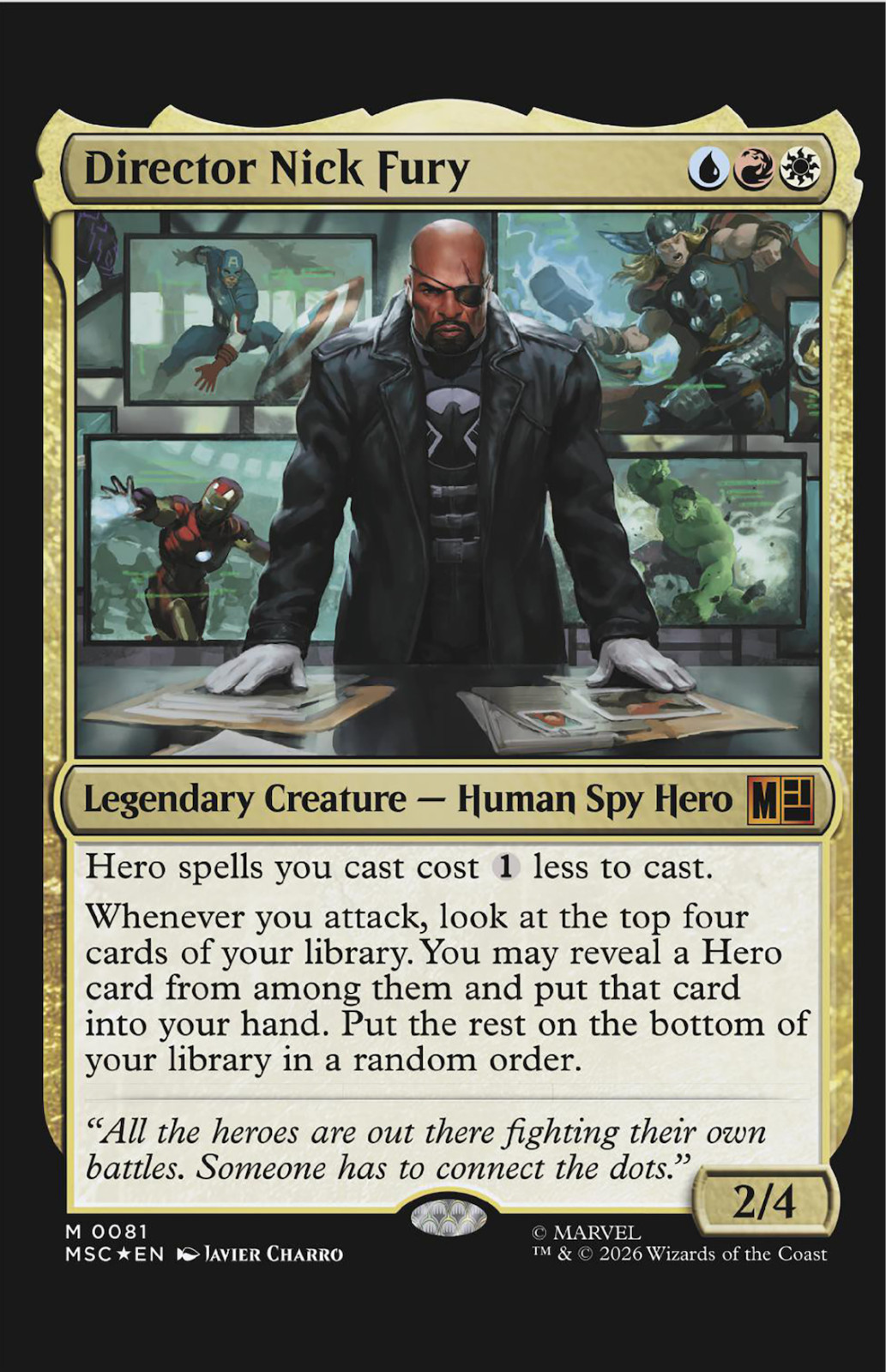 Punisher #5 Artist Magic: The Gathering Nick Fury Variant Cover 6/17/26 Marvel