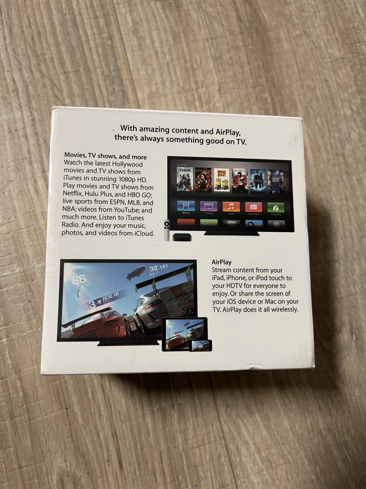 New Sealed Apple TV 3rd Generation MD199LL/A Model A1427/A1469(2012)