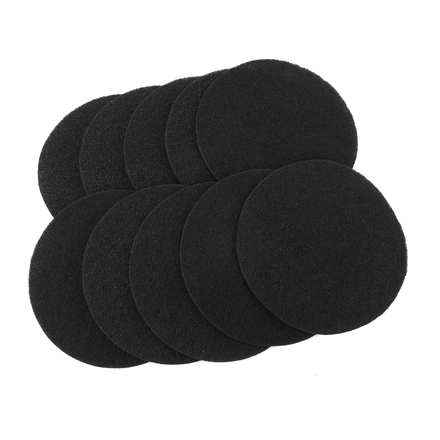 Charcoal Filter Replacements Kitchen Compost Bin Round 6.7" 0.4" Thick 10 Pack