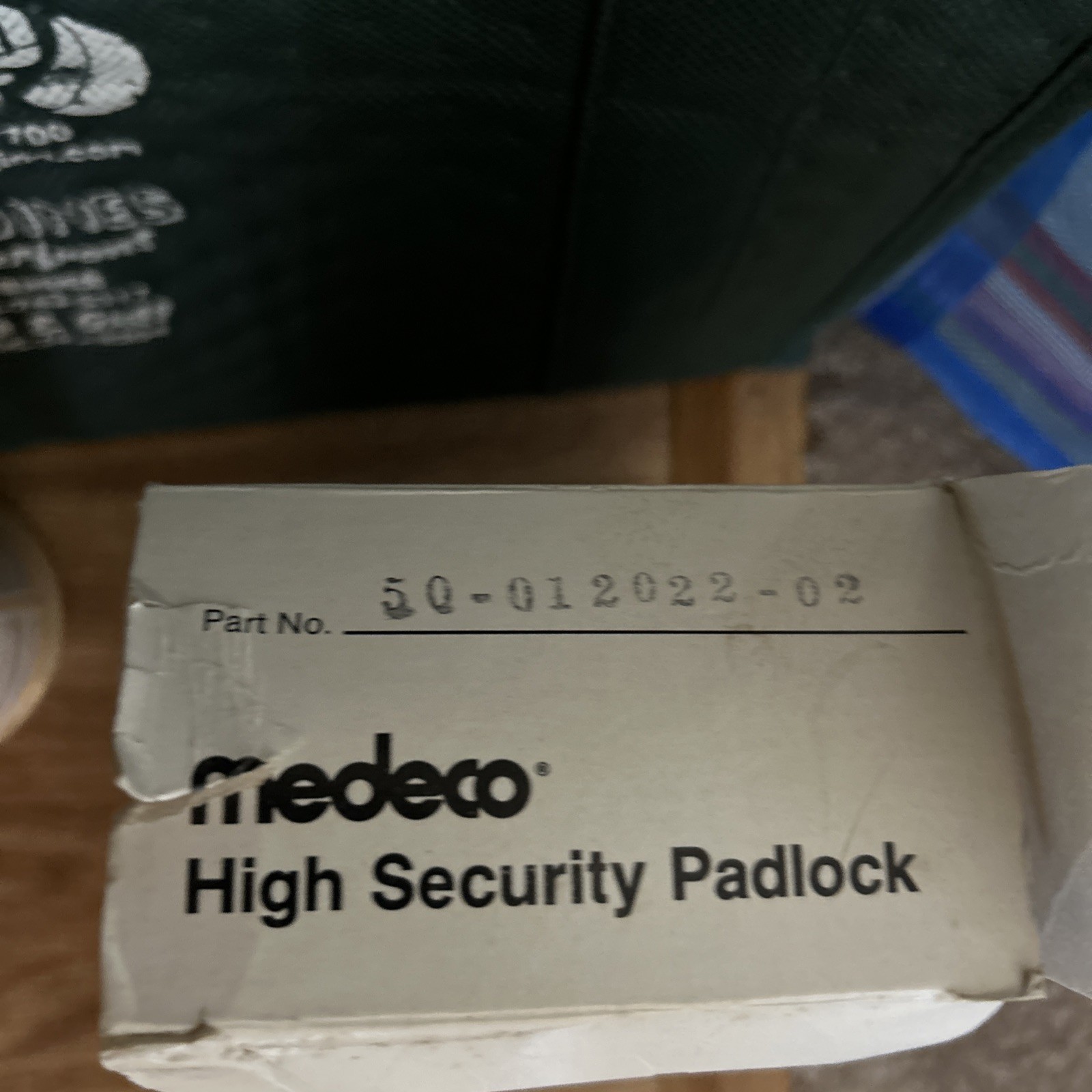 Vtg Medeco High Security Padlock New In Box