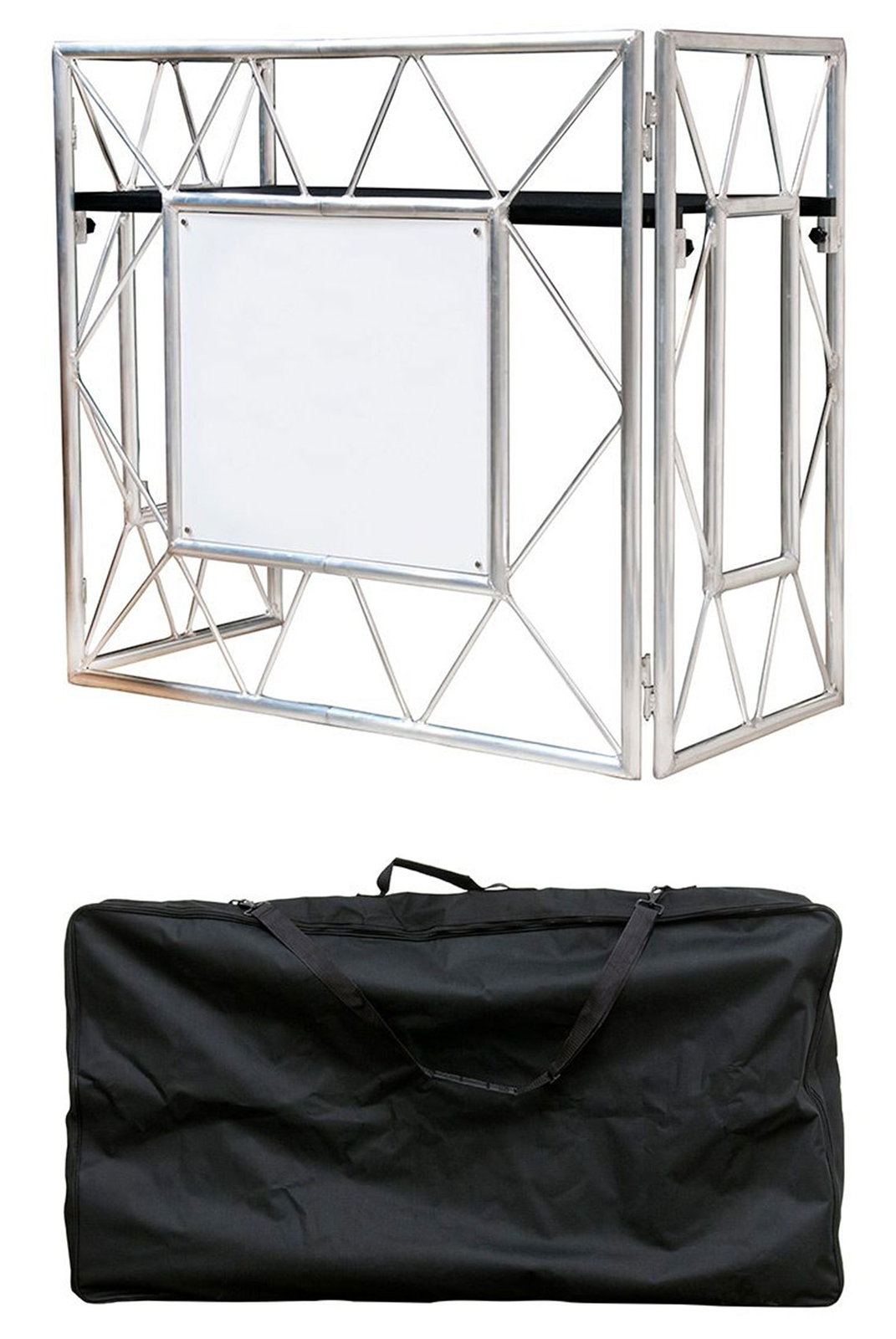 American DJ Pro Event Table 2 Foldable Portable Metal DJ Booth Facade+Bag ADJ