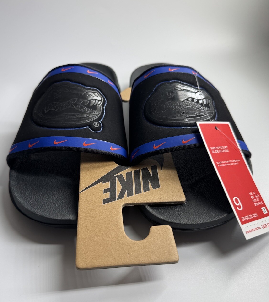 Nike Men’s 9/Women’s 10.5 Offcourt Florida Gators Slides Royal/Orange DD0522-001