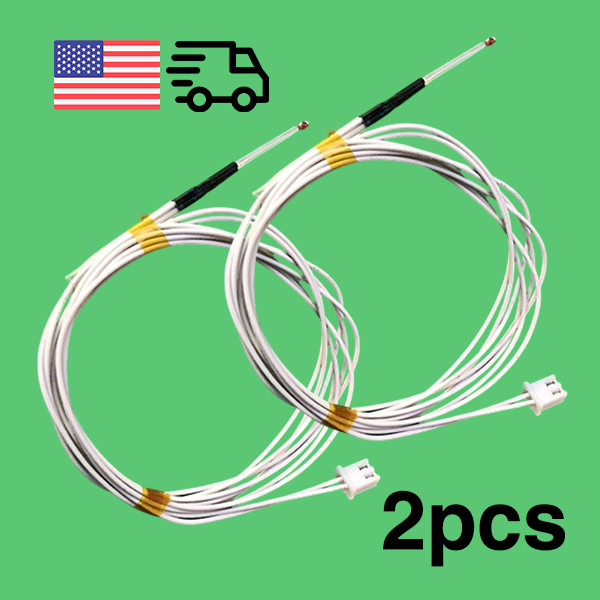 2pcs Thermistor Temp Sensor 3D Printer Monoprice Select Mini V1 V2 Full Length