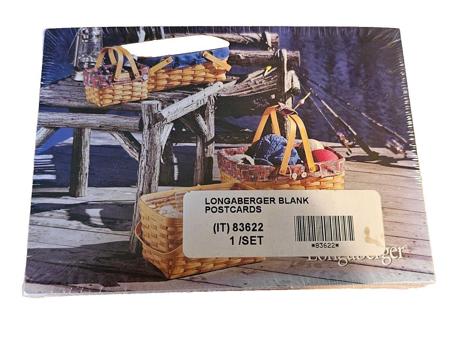 Longaberger Basket Blank Postcards 100 Packet 83622 set Sealed