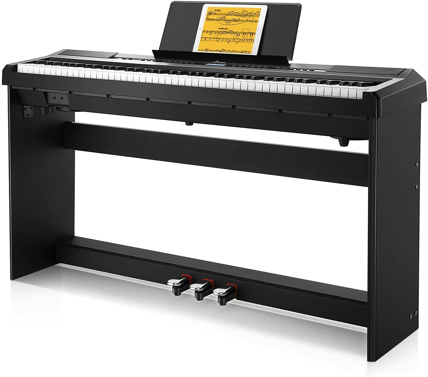 Donner DEP-20 Weighted Digital Piano With Pedal Stand 238 Tones 88 Weight Key
