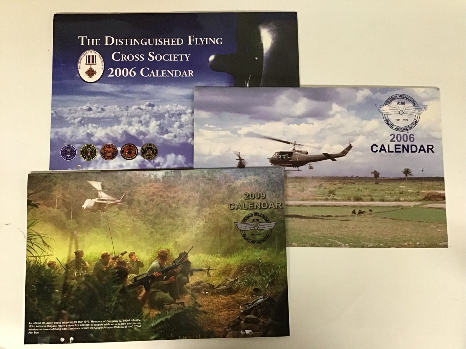 Distinguished Flying Cross Society & Vietnam Helicopter Pilot’s Assn. Calendars