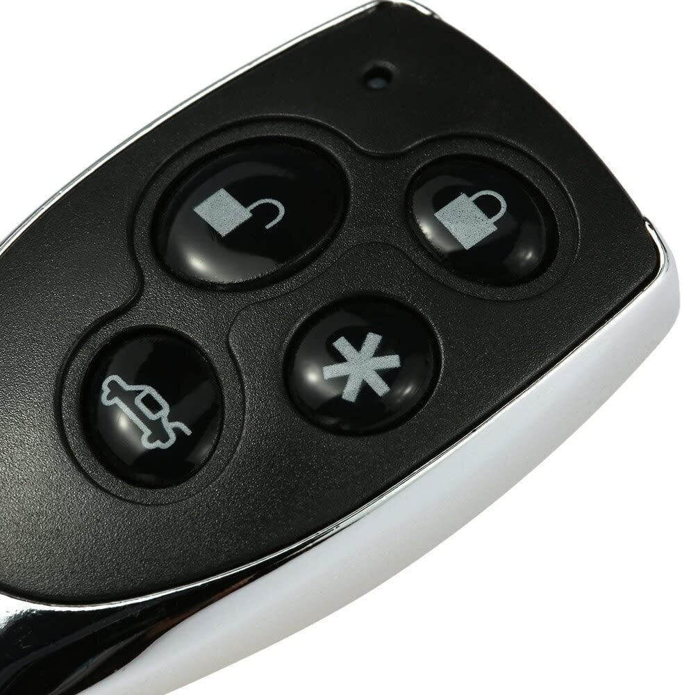 Universal Auto Car Alarm Security System 12V Keyless Entry Engine Start With Key