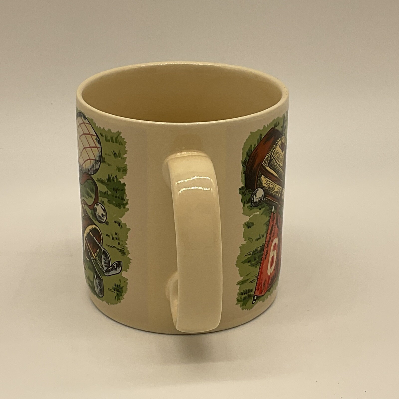Russ Berrie 6th hole golf coffee mug