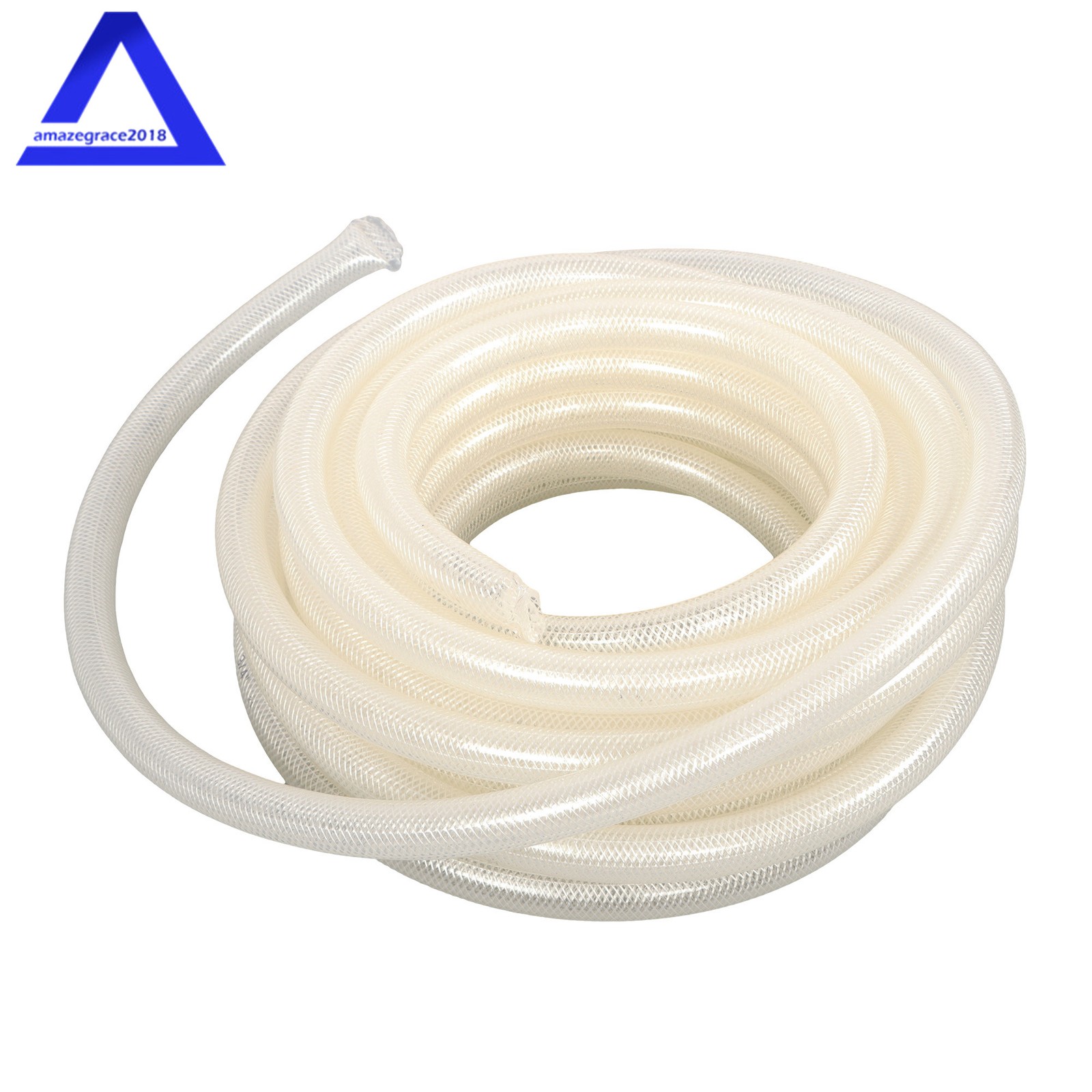 50 ft 3/4" ID×1" OD Clear High Pressure Flexible PVC Tube for Transfer Water Air