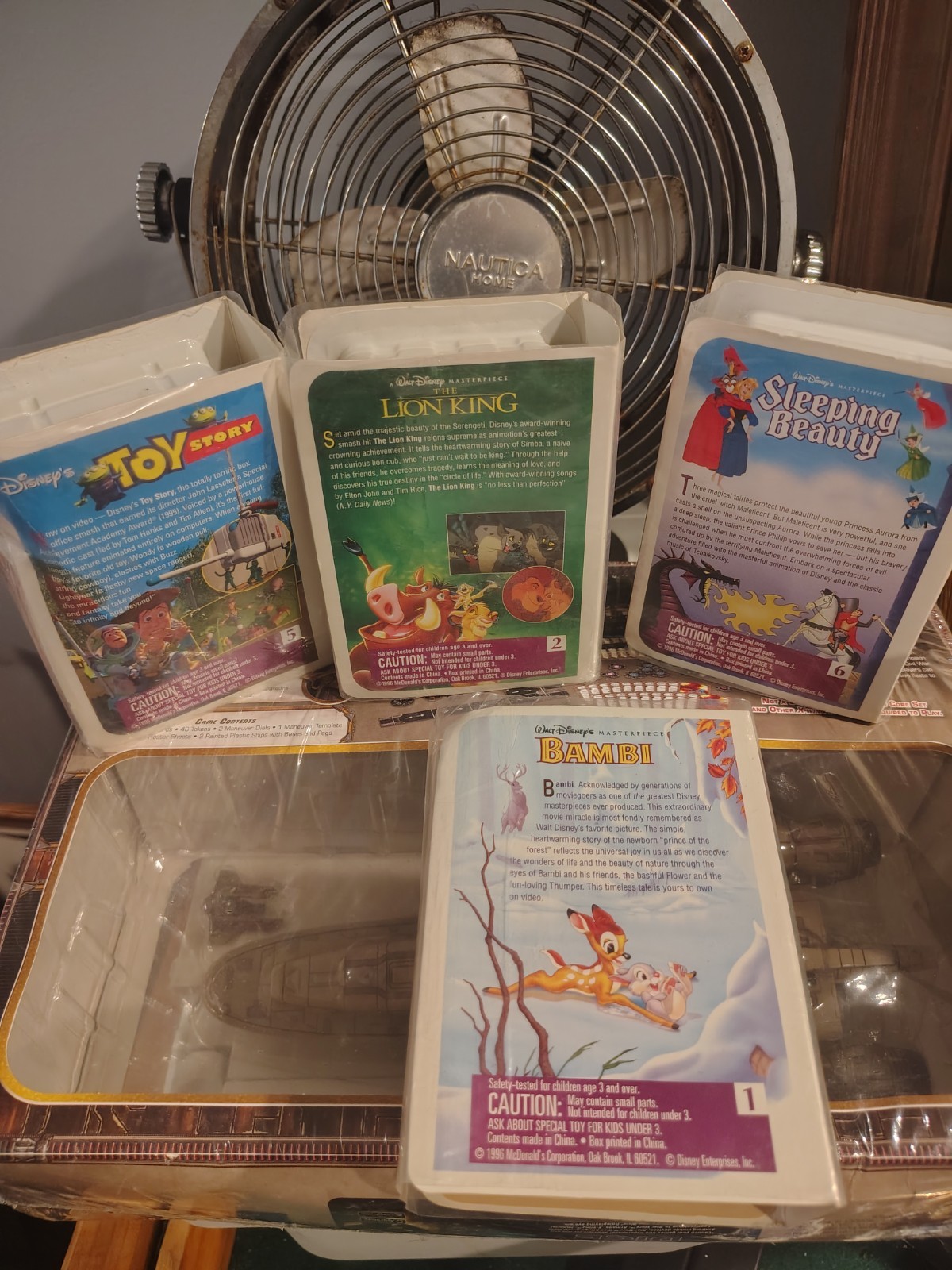 Disney Masterpiece Collection VHS Lot NTSC: Toy Story, Lion King, Bambi, SB