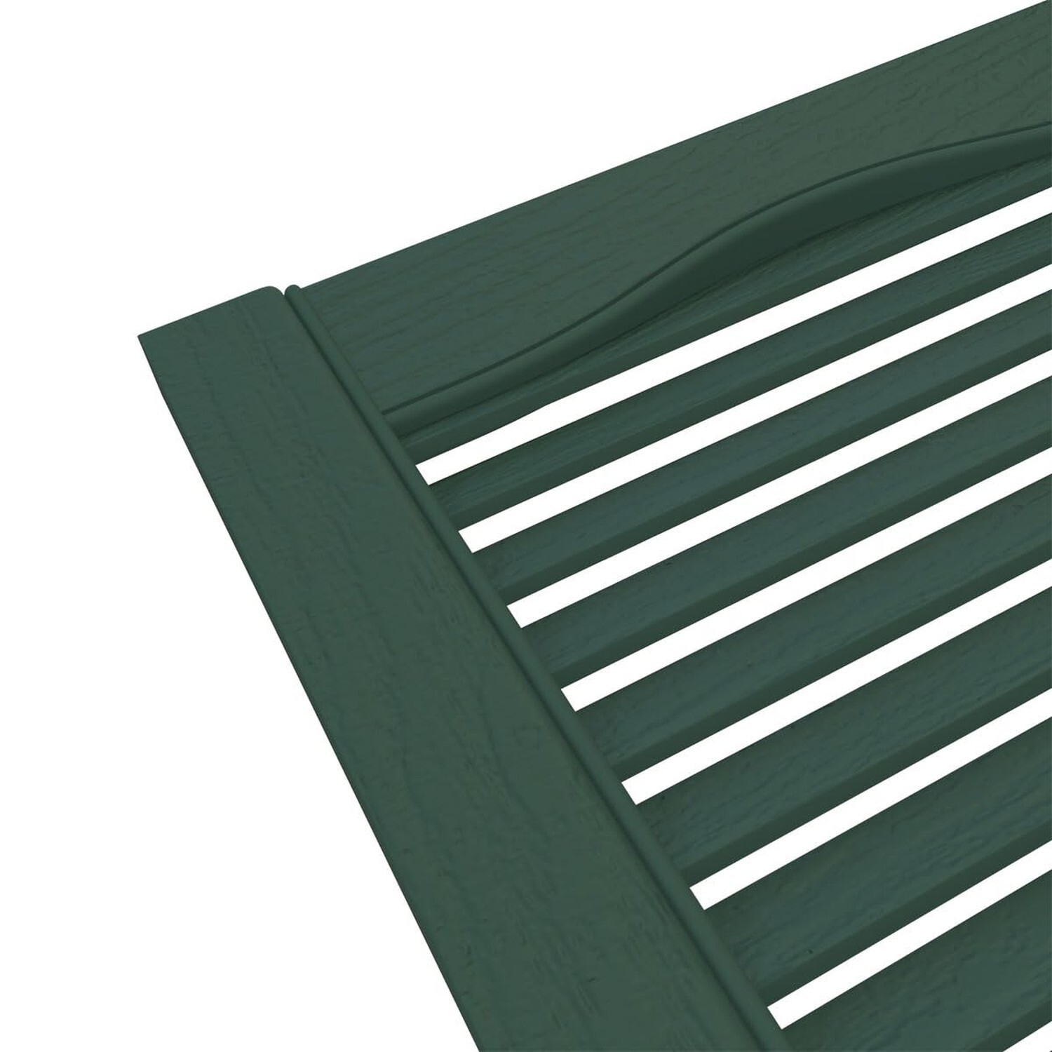 Ekena Millwork Lifetime Vinyl LL1S14X06000FG Standard Cathedral Top Center Mu...