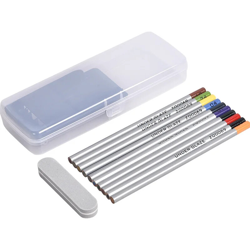 10 Colors/Set Pottery Art Underglaze Color Pencil Boxed DIY Ceramic Hand Painted