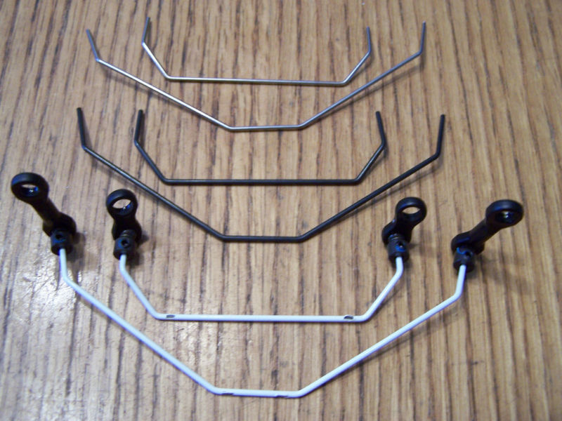 Fits Traxxas 5507 3.3 Jato Front & Rear Sway Bar Kit Swaybars Also 2.5