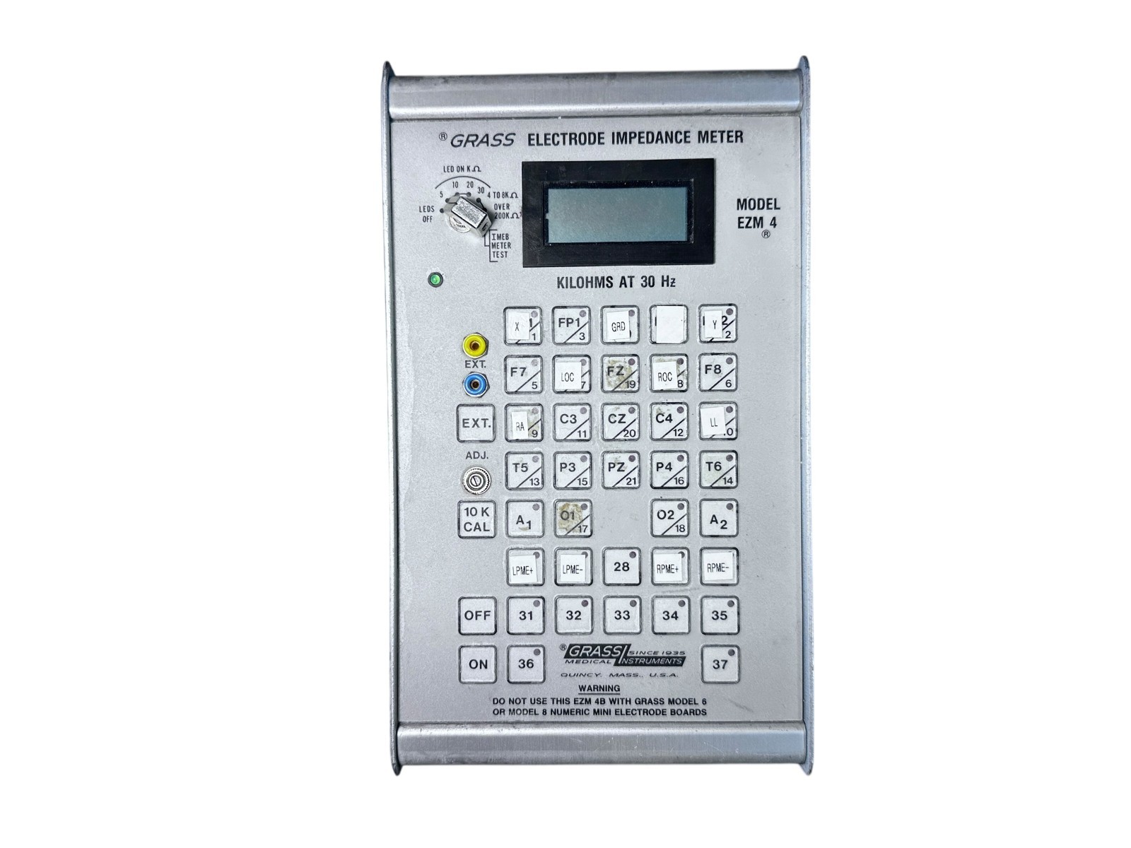 Grass Instrument Co. Model EZM4 Electrode Impedance Meter