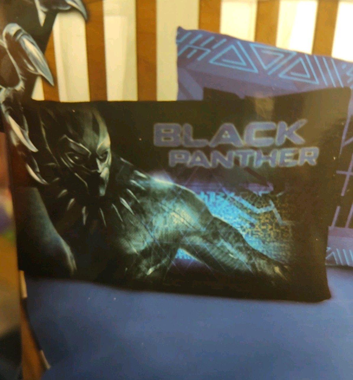 2 NEW Marvel Black Panther Pillowcases 20"X30" Super Hero