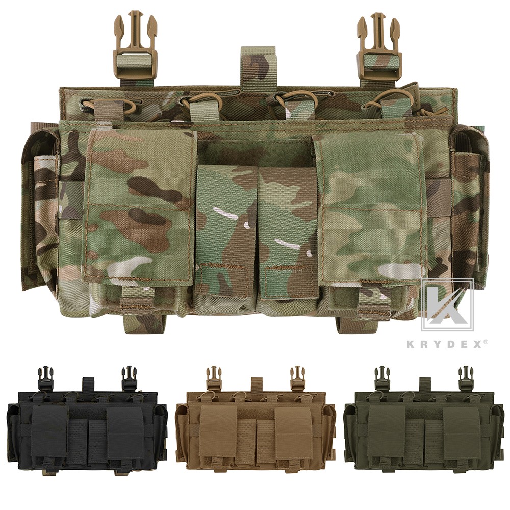 KRYDEX Tactical MF IV Placard Magazine Pouch Front Panel fo SCARAB Plate Carrier