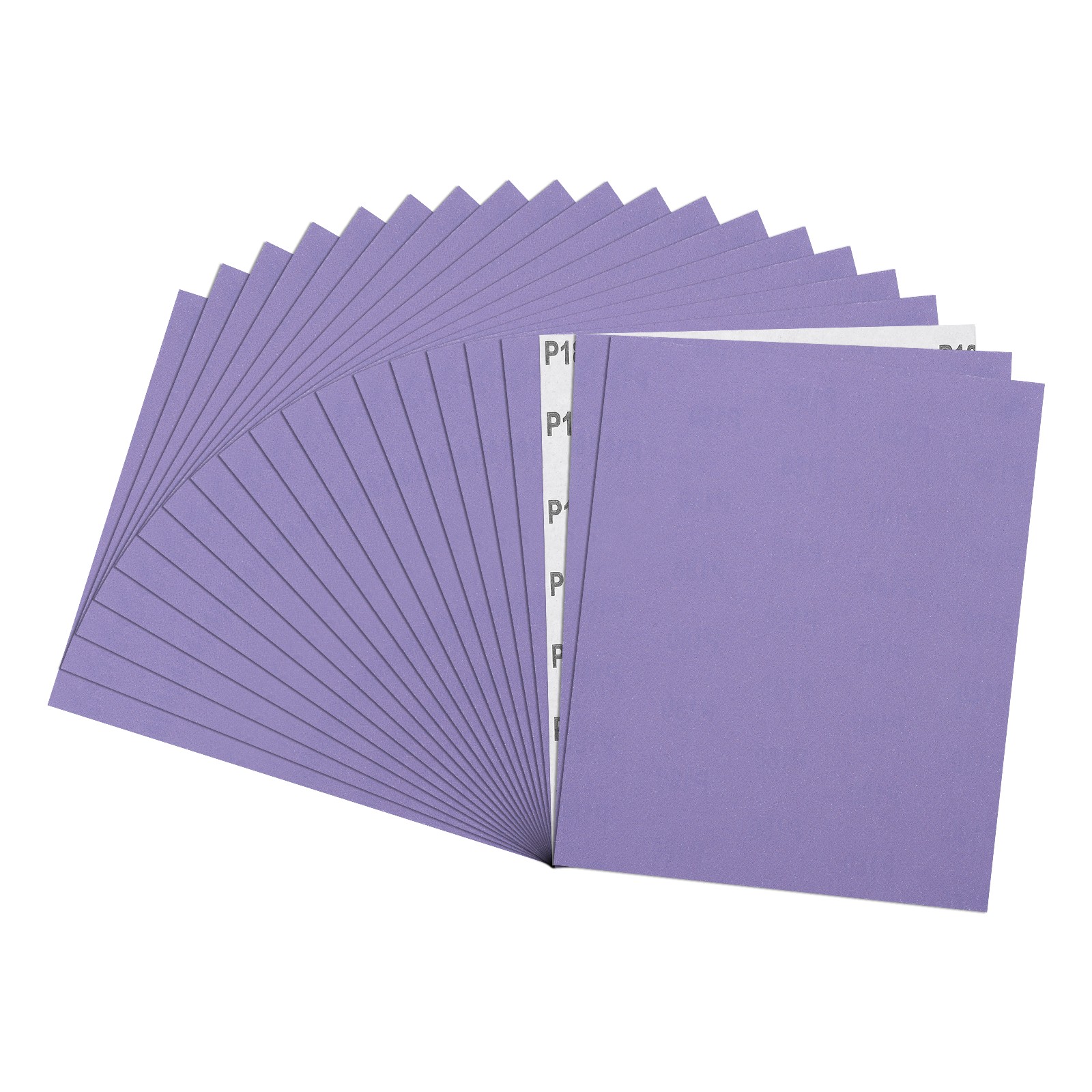 Sandpapers (9" x 11"/229mm x 279mm) 20 Sheet, 180 Grit Purple Sand Paper