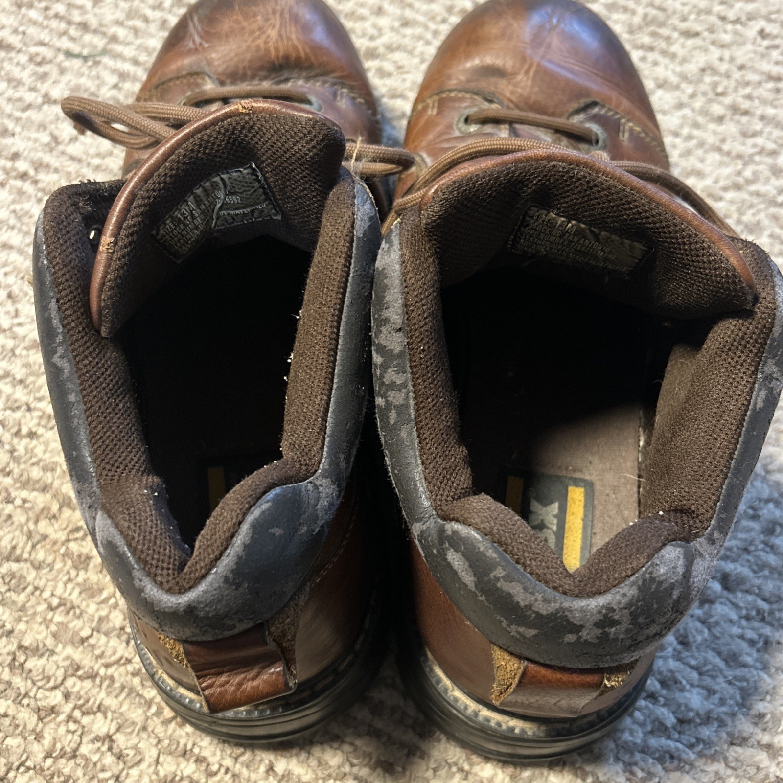 GBX San Antonio Brown Men's Hiking Work Shoes Sz 13 M