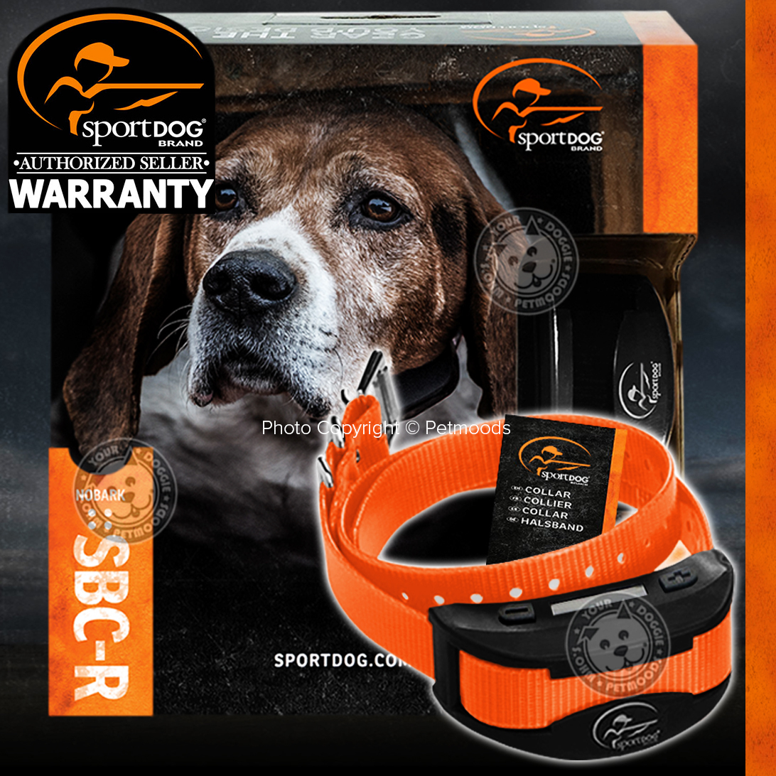 NEW! SportDOG NoBark SBC-R Rechargeable No Bark Dog Collar Orange Submersible