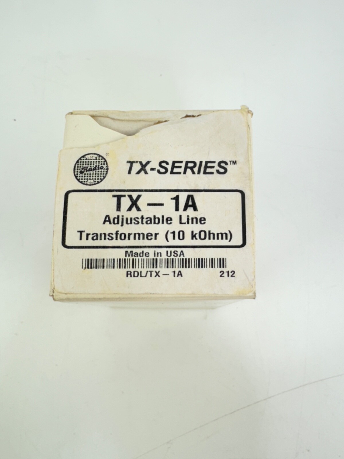 Radio Design Labs TX-1A Adjustable Line Transformer (10 k0hm) *OPEN BOX*