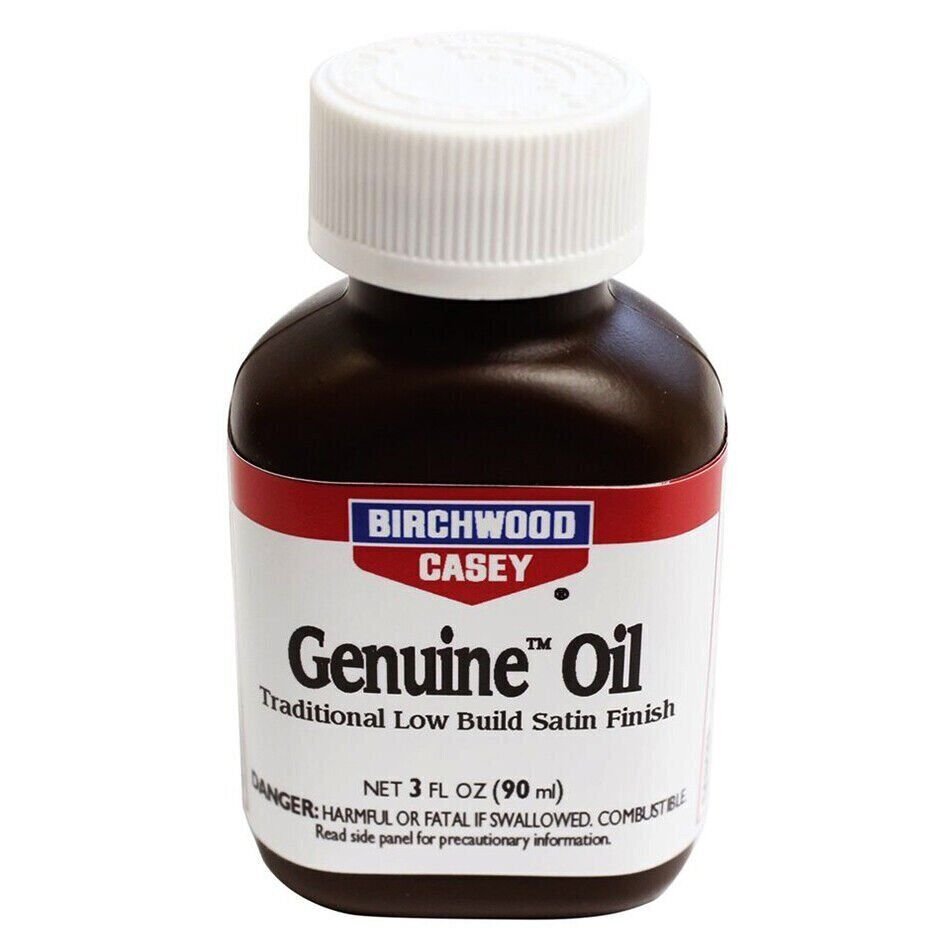 Birchwood Casey Genuine Oil Gun Stock Finishing 3 oz Bottle Satin Polish 23225