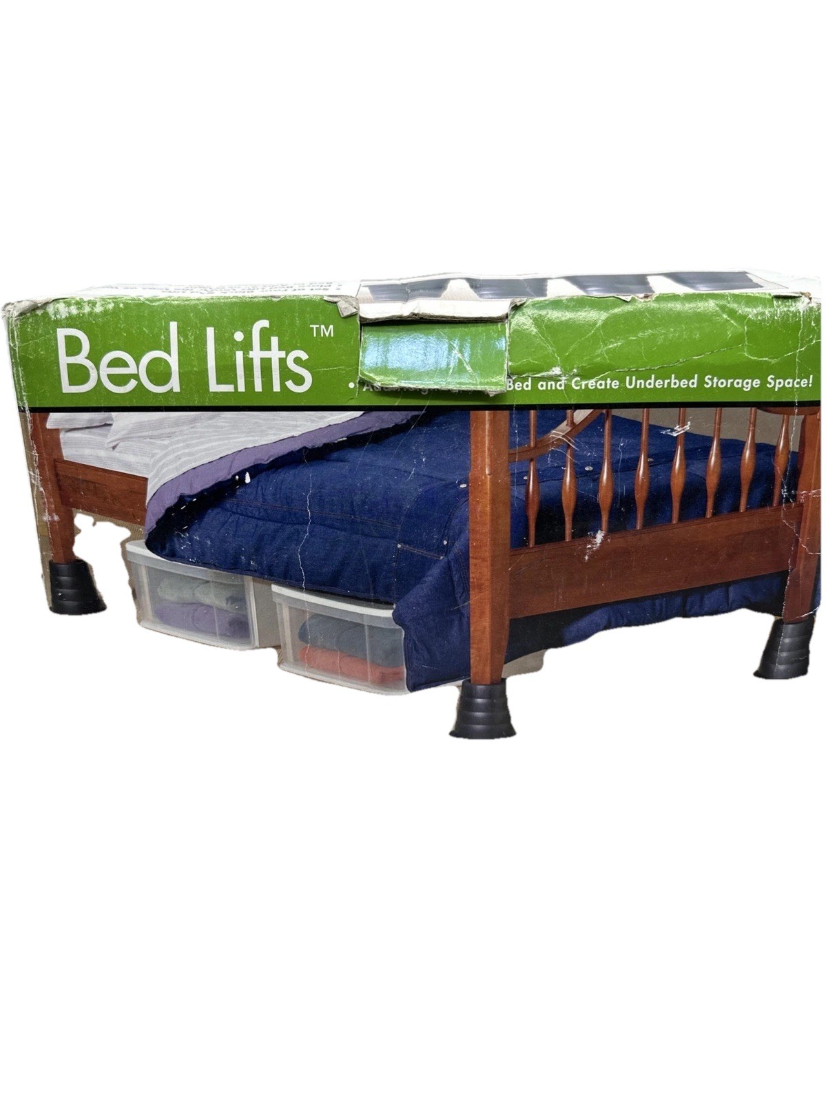 Space Savers Bed Lifts 6" Tall 300lb Weight Limit per Lift {Z}