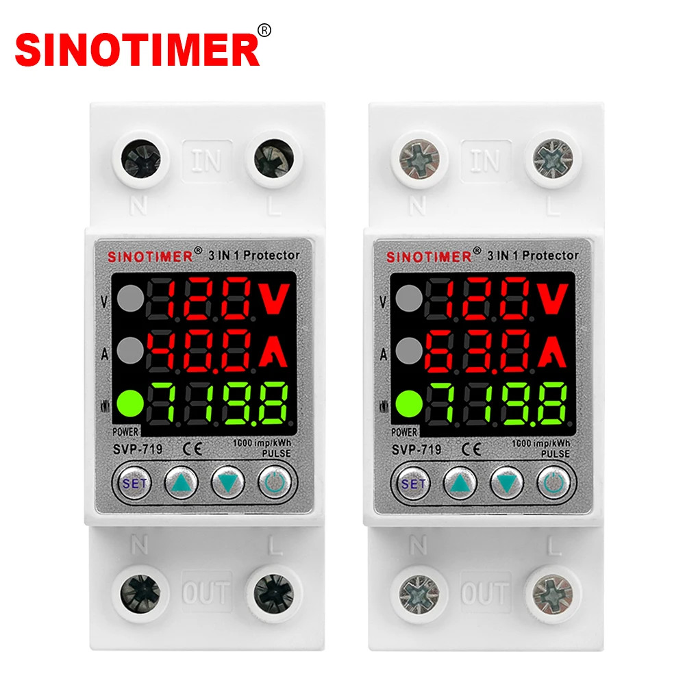 Energy Meter Voltage 120v Ac 110v Meters Power Consumption Kwh Adjustable Over