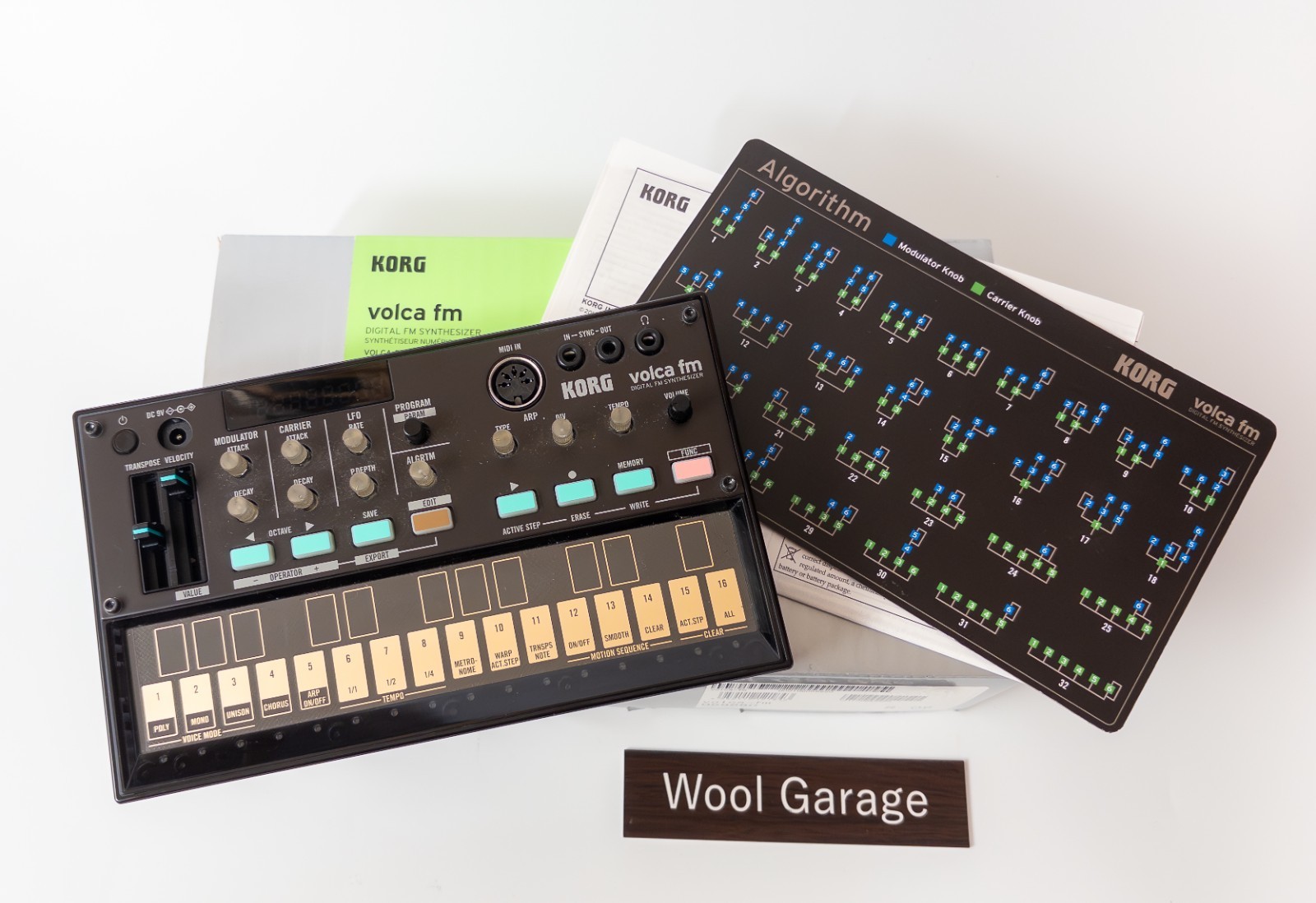 KORG volca fm Digital FM Synthesizer Tested Working w/ box No Adapter