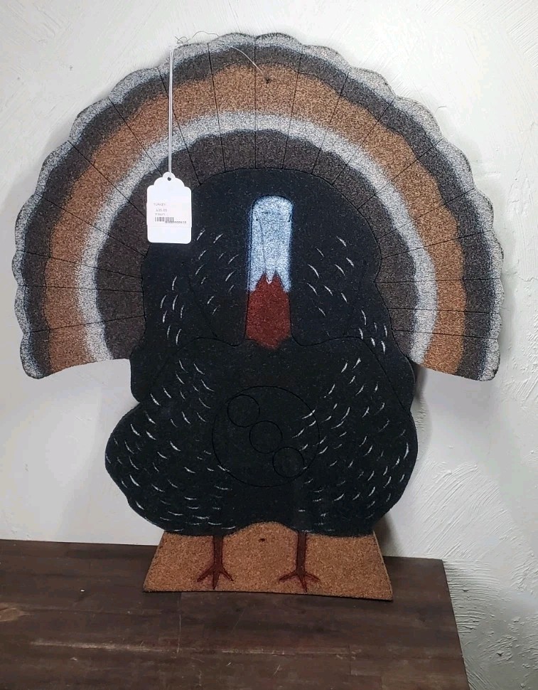 2D Lifesize 24" Turkey Archery Target Outdoor Arrow Target Heavy Duty Foam NEW