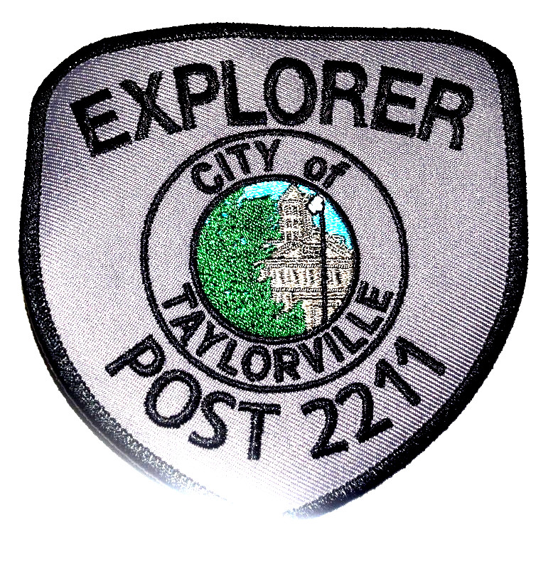 TAYLORVILLE – EXPLORER - ILLINOIS IL Police Patch COURTHOUSE J2