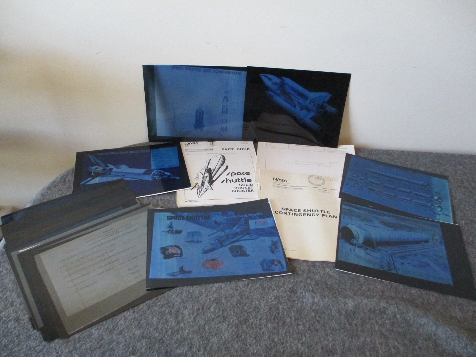 80s NASA MSFC SPACE SHUTTLE PRE-1ST LAUNCH CONTINGENCY/SRB REPORTS+PRESENTATIONS