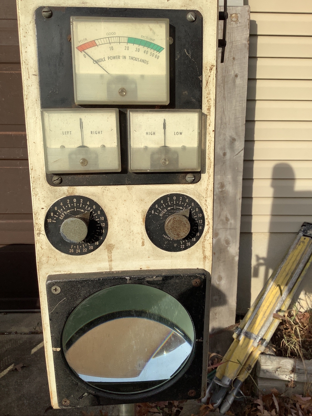 Vintage Hunter Headlight Alignment Machine