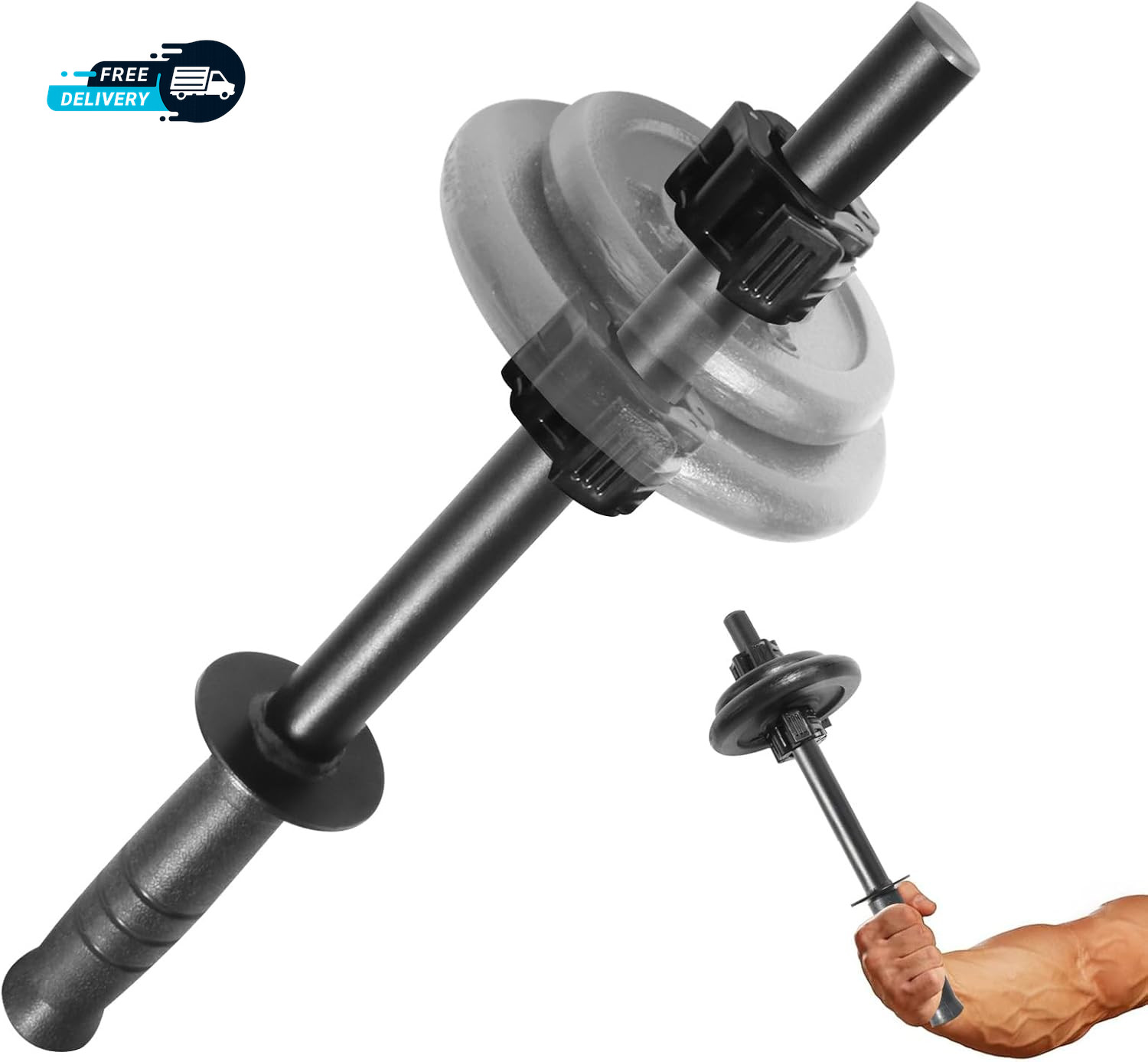 Forearm Wrist Exerciser Strengthener: Adjustable Arm Strength Trainer Grips