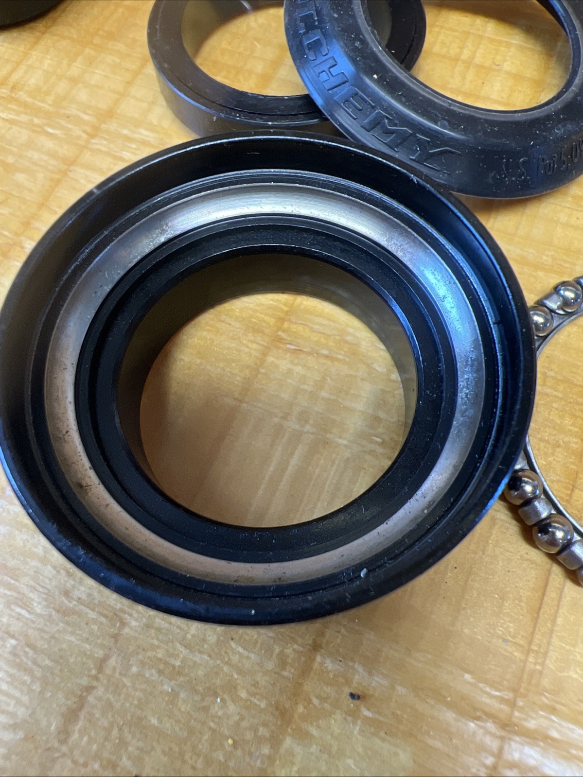 Tioga Alchemy Over Size Head Set For Threadless Steerer Model DL-TRB Black