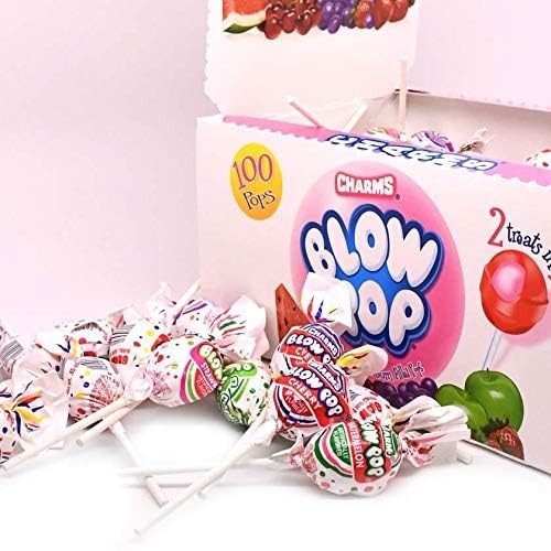 Charms Blow Pop Assorted 100-Count Bulk Pack