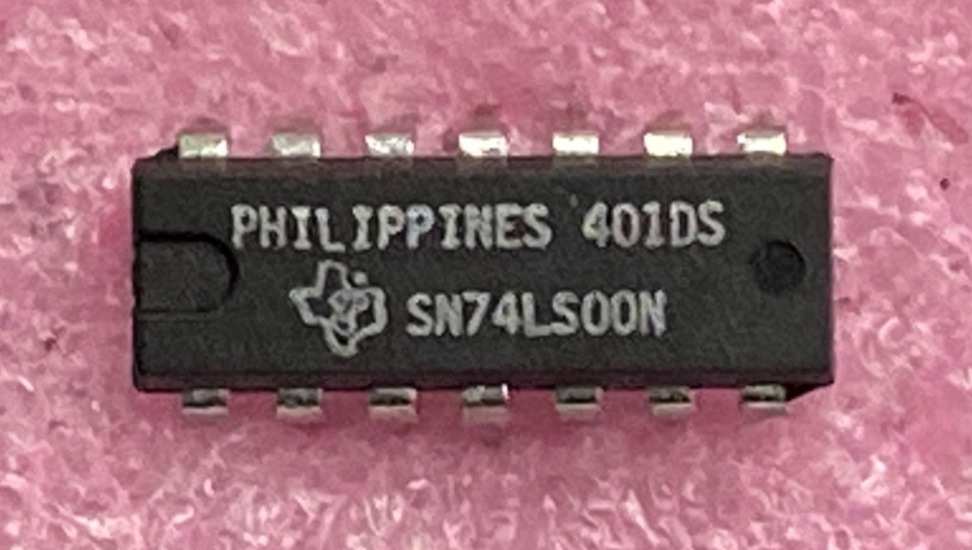 Texas Instruments SN74LS00N quad 2-input NAND Integrated Circuit