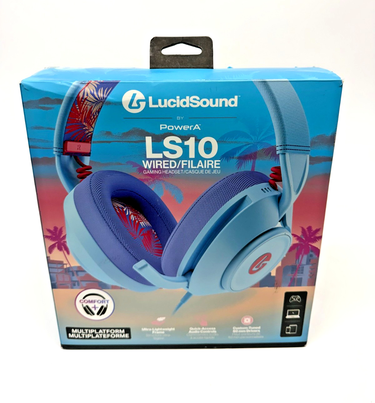 LucidSound LS10 Wired Gaming Headset Ocean Waves PowerA PS5 Xbox PC Switch NEW