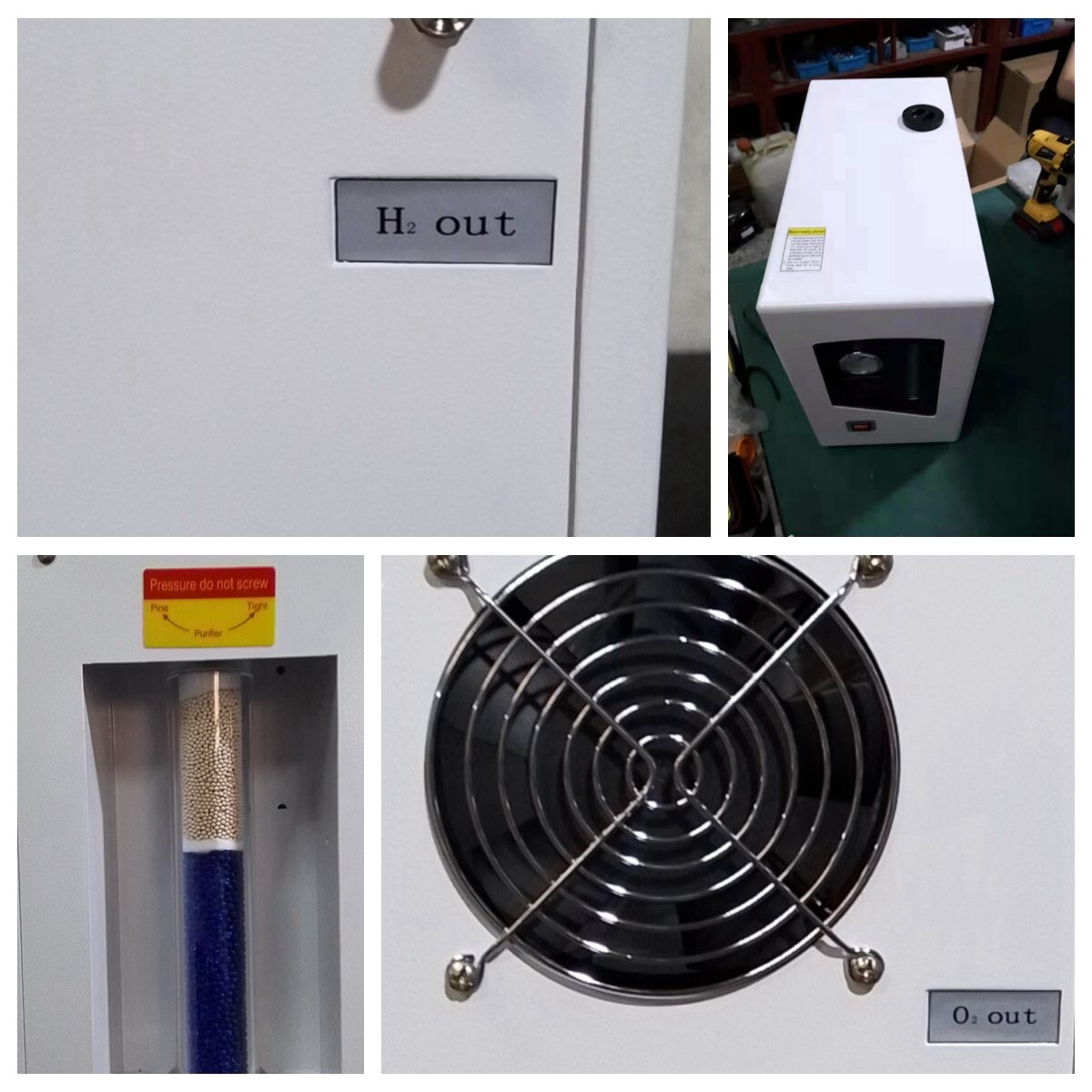 High purity Hydrogen Generator H2: 0-300ml Lab 110V