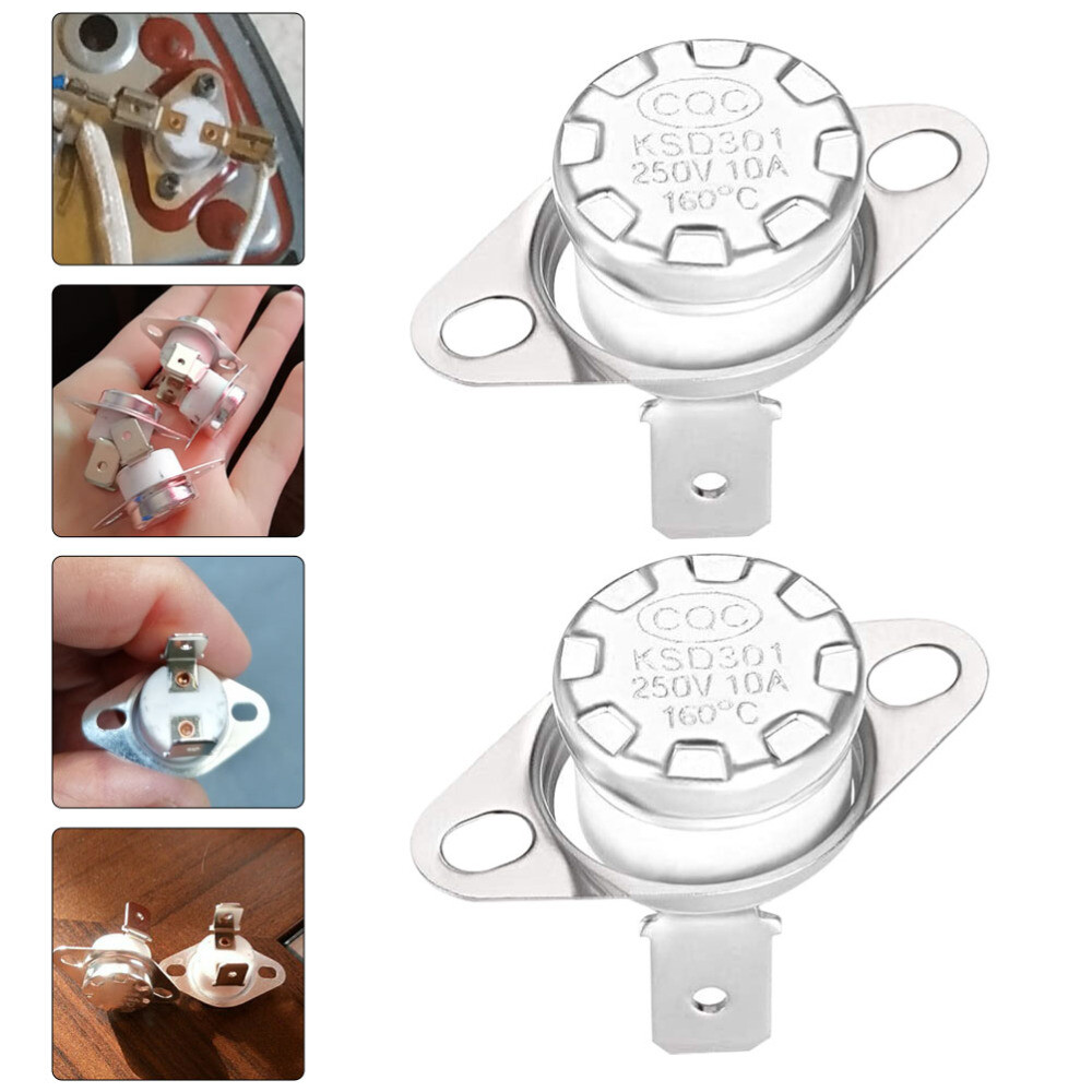 2 Pcs Thermostat Accessories Temperature Switches Coffee Maker Control
