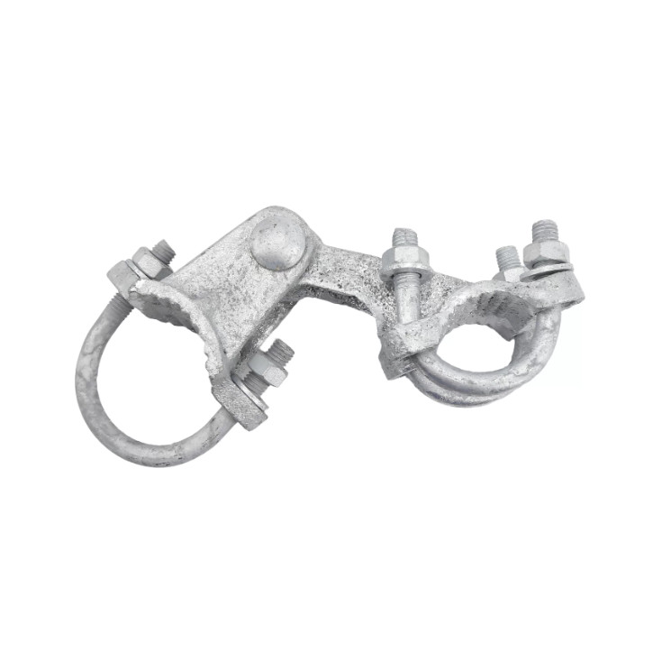 Chain Link 2 1/2" [2 3/8" OD] Adjustable 180 Degree Offset Arm Hinge - Industria