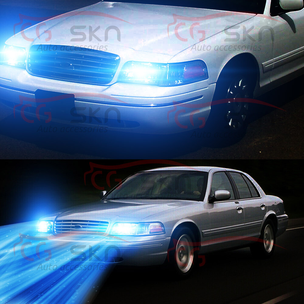 For FORD Crown Victoria 1998-2011 9007 HB5 8000K LED Headlight Bulbs Hi-Lo beam