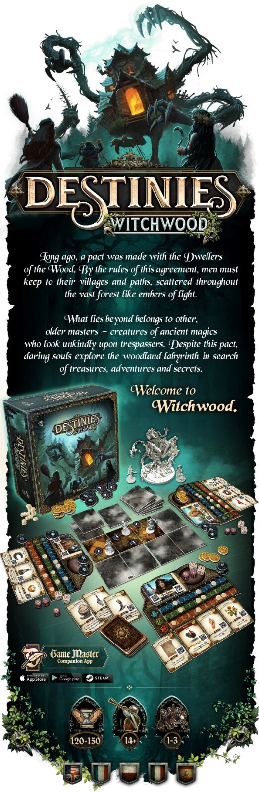 Destinies Witchwood Deluxe Kickstarter Ed + Storage Solution by Lucky Duck Games