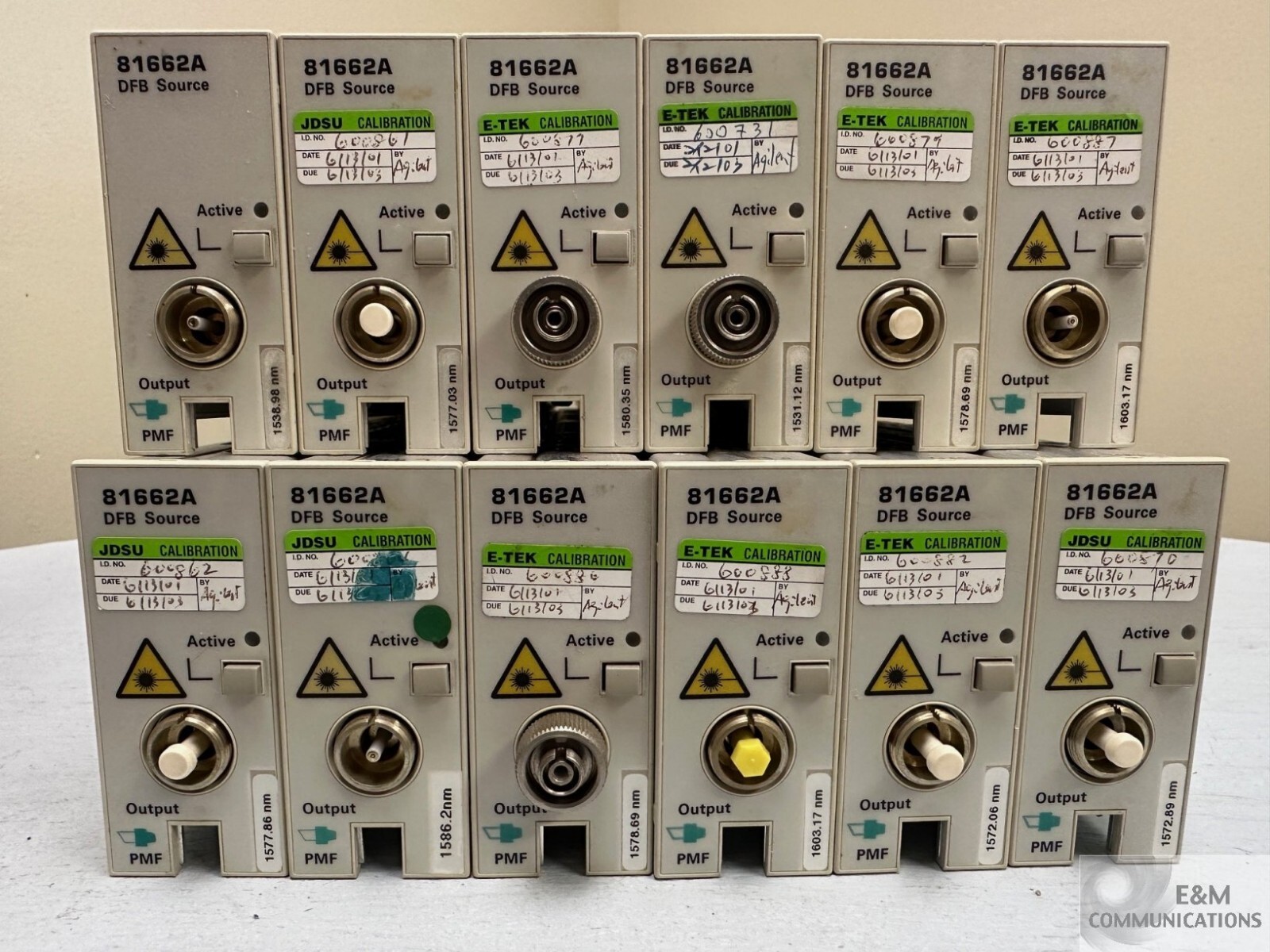 81662A AGILENT OPTICAL DFB LASER SOURCE FOR 8166A MAINFRAME NO PULL/LOCK HANDLE