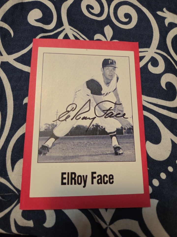 Elroy Face signed autograph 3.5 x 5 b/w photo Baseball