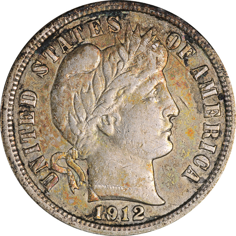 1912-S Barber Dime Great Deals From The Executive Coin Company