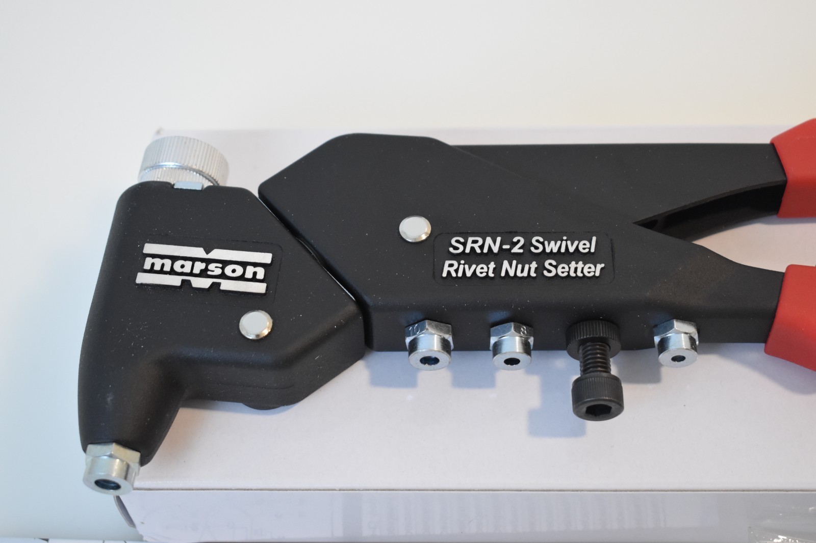 Marson Swivel Head Rivet Nut Setter SRN-2 Klik Turn Mandrels And Nosepiece 39400