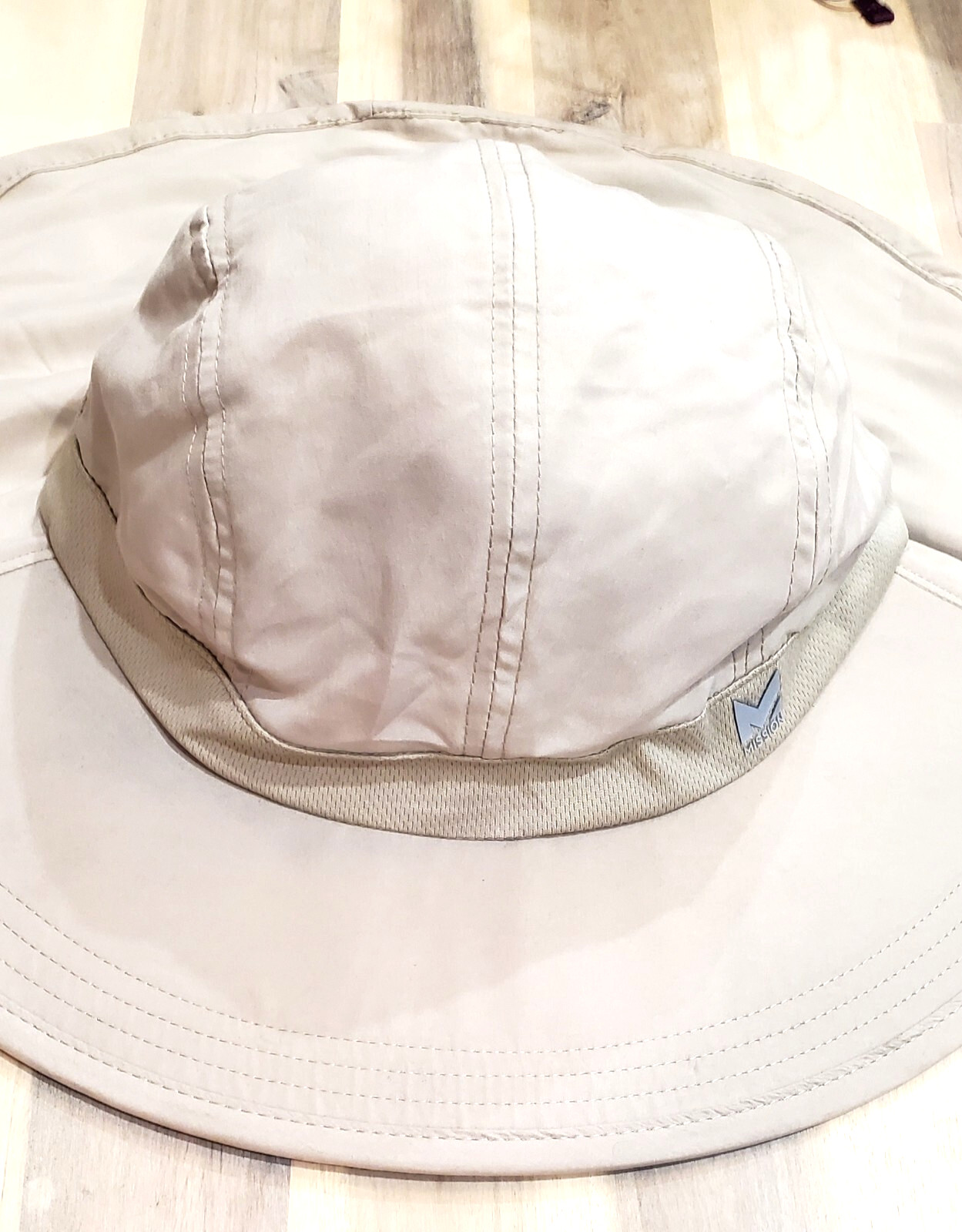 Mission Cooling Sun Protector Polyester Hat-Khaki-2