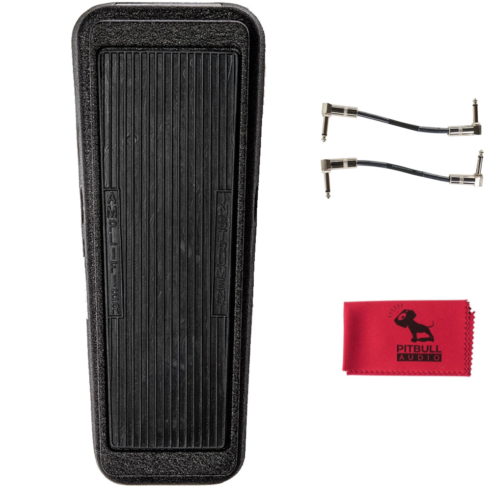 Dunlop JH1D Jimi Hendrix Signature Cry Baby Wah Pedal w/ Patch Cables & Cloth